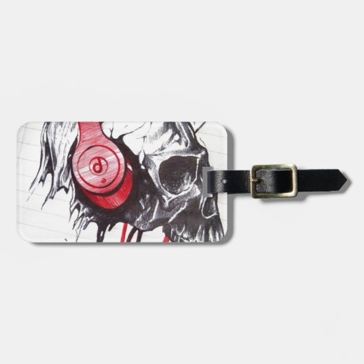 独自のSkezerを作成する素敵で素晴らしい ラゲッジタグ (正面横)