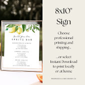 独自のSpritzバードリンク駅の看板を作成 ポスター