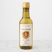 独自のSteampunk太陽の女神を作成 ワインラベル (正面)