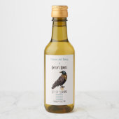 独自のSteampunk Ravenビクトリアンの作成 ワインラベル (正面)