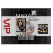 独自のVIPパスを作成する8つのパーソナライズ方法 カッティングボード (正面)