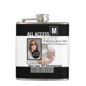 独自のVIPパスを作成する8つのパーソナライズ方法 フラスク (正面)