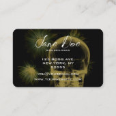 独自のX線スカルと花を作成 名刺 (裏面)