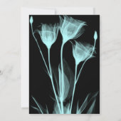 独自のX線フラワートリオの結婚作成 招待状 (裏面)