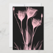 独自のX線フラワートリオの結婚作成 招待状 (裏面)