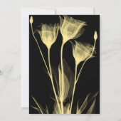 独自のX線フラワートリオの結婚作成 招待状 (裏面)