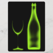 独自のX線ワイングラスとボトルの作成 メニュー (裏面)