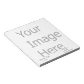 独自のZazzleテンプレートカスタマイズを作成 ノートパッド (アングル)