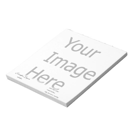 独自のZazzleテンプレートカスタマイズを作成 ノートパッド (回転)