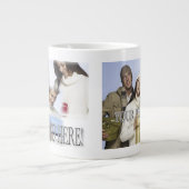 独自のZazzle Mugを簡単に作成 ジャンボコーヒーマグカップ (正面)