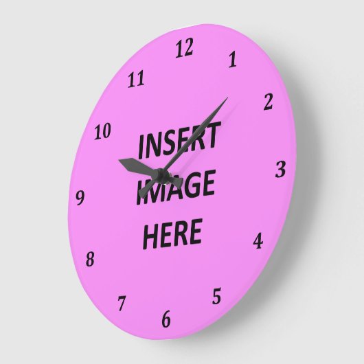 独自カスタムのテンプレートを作成する ラージ壁時計 (傾斜)