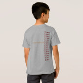 独自性を発揮しよう Tシャツ (裏面フル)