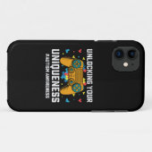 独自性を解き放つ 自閉症 ゲーミング ゲーマー Case-Mate iPhoneケース (裏面(横))