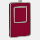 独自空白のの作成 – さくらんぼ赤 シルバープレートフレームオーナメント (右)