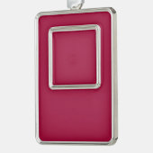 独自空白のの作成 – さくらんぼ赤 シルバープレートフレームオーナメント (左)