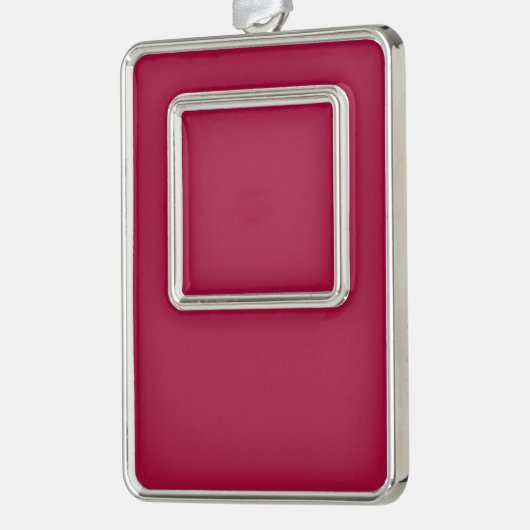 独自空白のの作成 – さくらんぼ赤 シルバープレートフレームオーナメント (左)