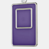 独自空白のの作成 – Violet シルバープレートフレームオーナメント (左)