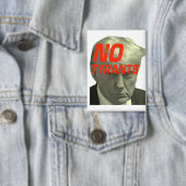 独裁者なし、トランプなしボタン 缶バッジ (インサイチュ)