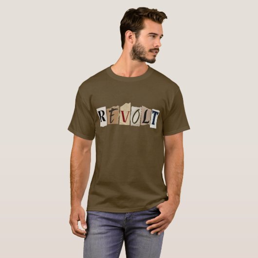 独裁者に反旗を翻せ Tシャツ (正面フル)