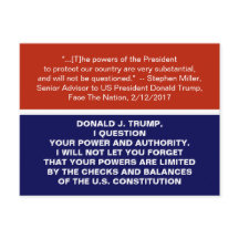 独裁者の反トランプのチェックとレジストのバランス