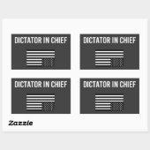 独裁者 長方形シール (シート)