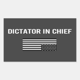 独裁者 長方形シール