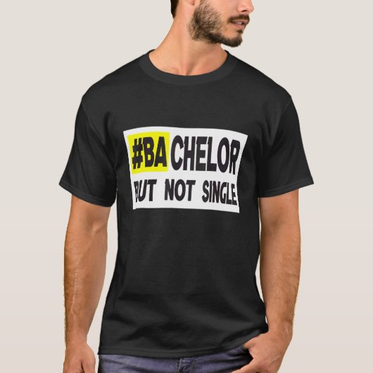 独身だがデートすることではない独身の Tシャツ (正面)