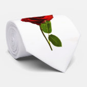 "独身ので赤いバラ" ネクタイ (ロール)