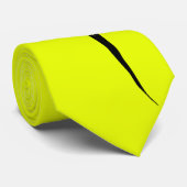 独身のなパターンが付いている酸の淡黄緑のタイ ネクタイ (ロール)