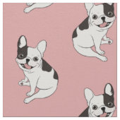 独身のなフード付きの雑色のFrenchieのためのおもしろいのplaytime ファブリック (クローズアップ)
