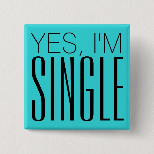 独身のなボタン 缶バッジ (正面)