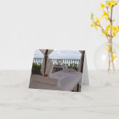 独身のなマッサージのテーブル カード (黄色い花)