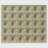 独身のなマツ円錐形の包装紙 ラッピングペーパー (フラット)