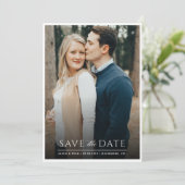 独身のな写真白いフレームの保存日付 セーブザデート (スタンド正面)