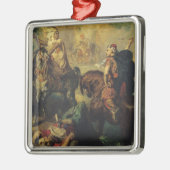 独身のな戦闘のアラビアの族長 メタルオーナメント (左)