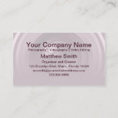 独身のな目の位置2の名刺 名刺 (裏面)