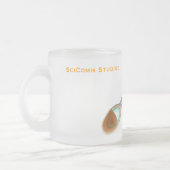 独身のな精子細胞 フロストグラスマグカップ (左)