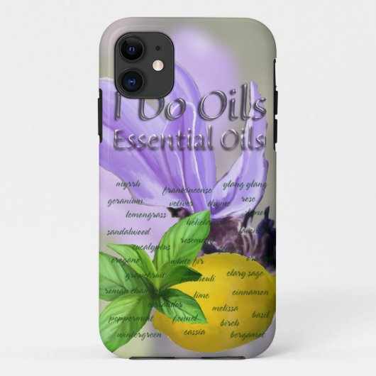 独身のな精油 Case-Mate iPhoneケース (裏面)