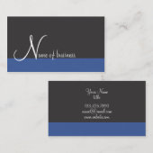 独身のな色のストライブ柄の底名刺 名刺 (正面/裏面)