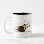 独身のな花仏 ツートーンマグカップ (左)