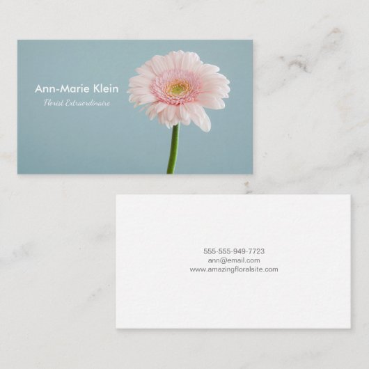 独身のな花 名刺 (正面/裏面)