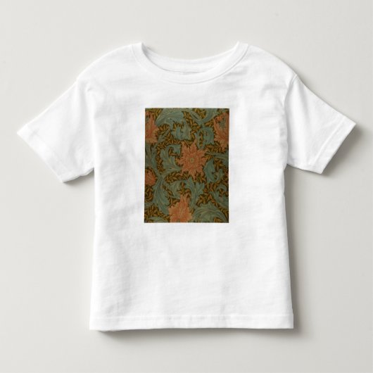 「独身のな茎」の壁紙のデザイン トドラーTシャツ (正面)