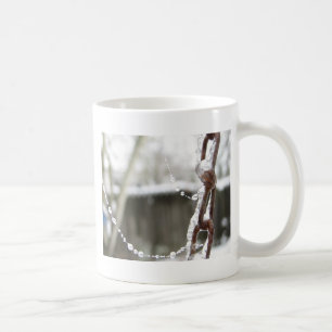 独身のな鎖および真珠 コーヒーマグカップ