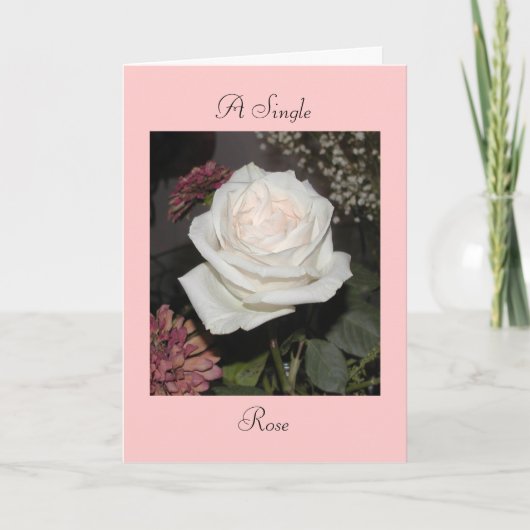 独身のの上がりました カード (正面)