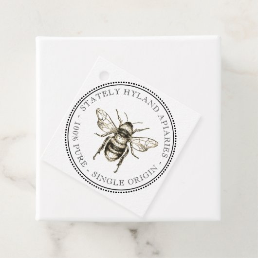 独身のオリジンハニー製品連絡情報メッセージカード フェイバータグ (インサイチュ)