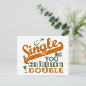 独身のカスタム葉書 ポストカード (スタンド正面)