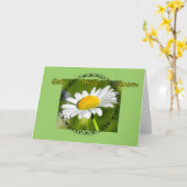 独身のデイジーGet Well Card カード (黄色い花)