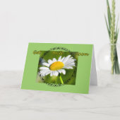 独身のデイジーGet Well Card カード (正面)