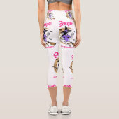 独身のハロウィーンの準備ができていおもしろいる カプリレギンス (裏面)