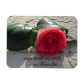 独身のバラ マグネット (横)